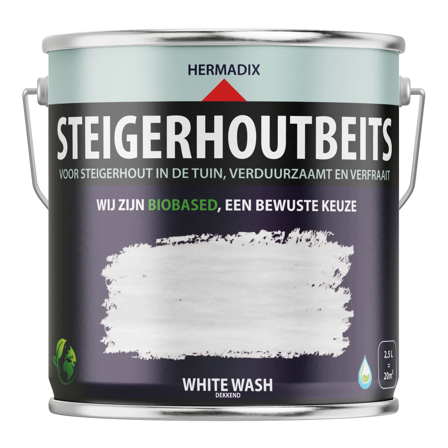 Hermadix Steigerhoutbeits White Wash 2,5L