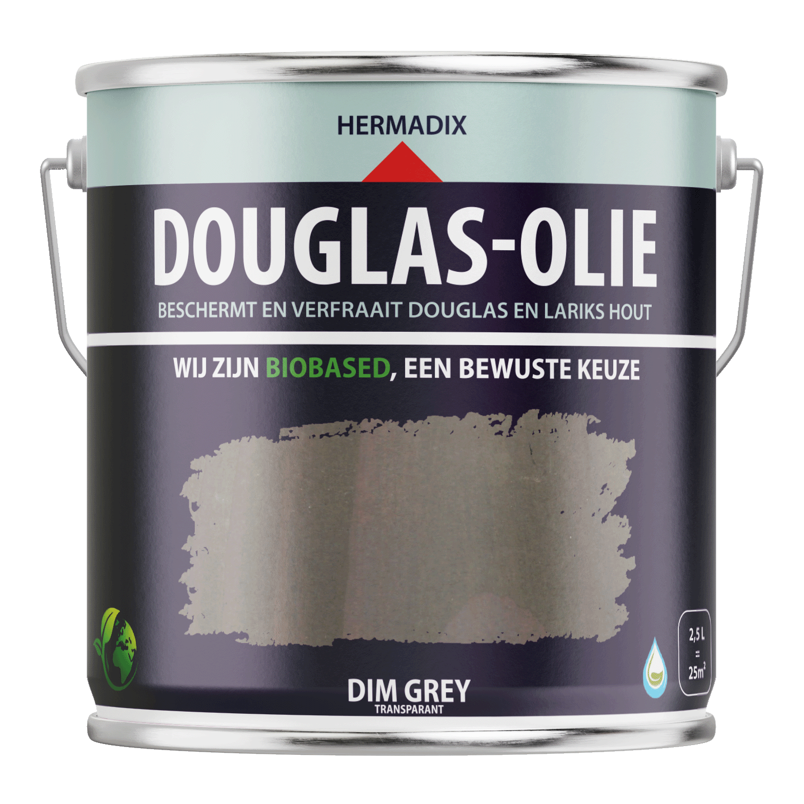 Hermadix Douglas-olie Dim grey 2,5L