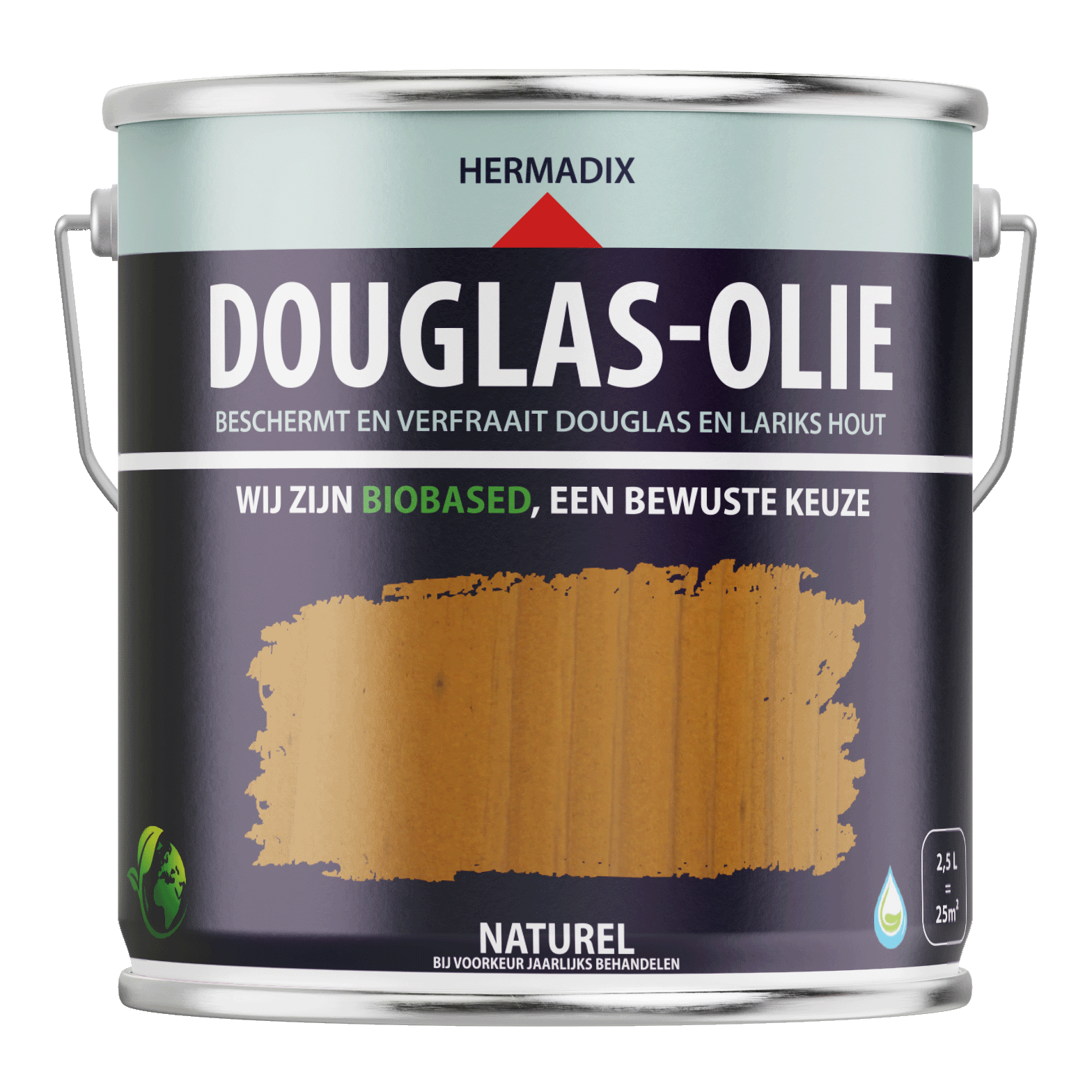 Hermadix Douglas-olie Naturel 2,5L