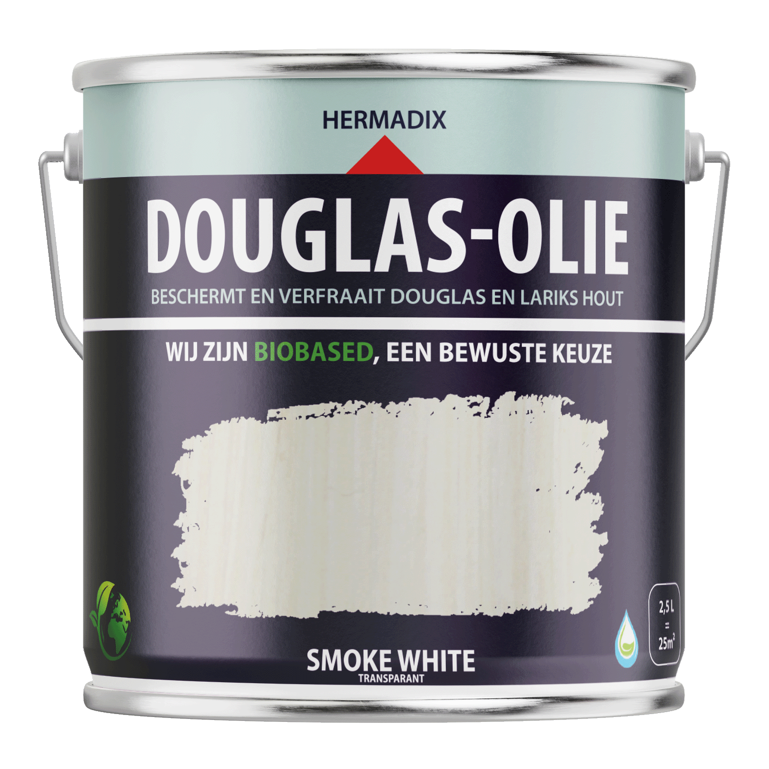 Hermadix Douglas-olie Smoke White 2,5L