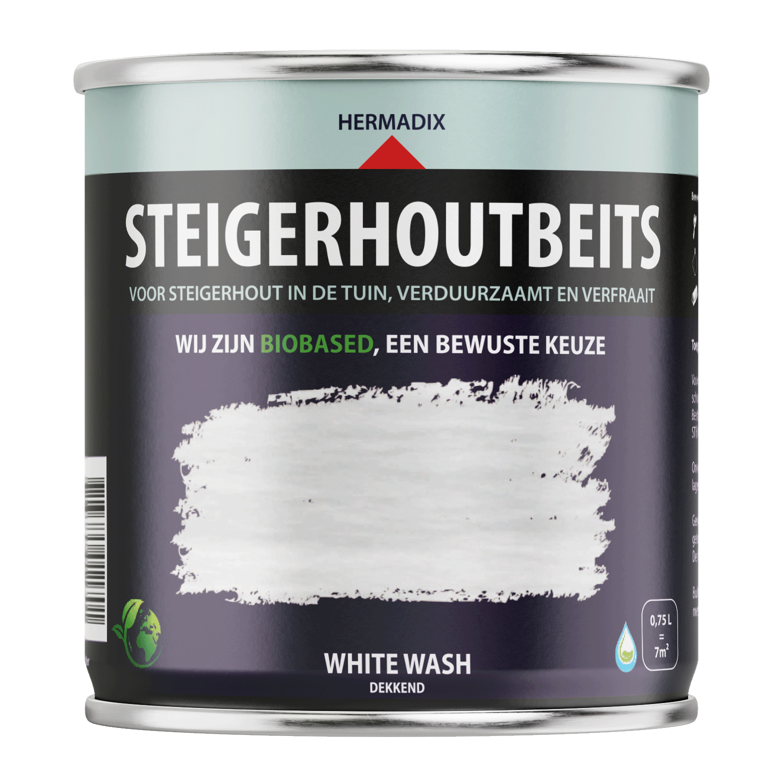 Hermadix Steigerhoutbeits White Wash 750ml