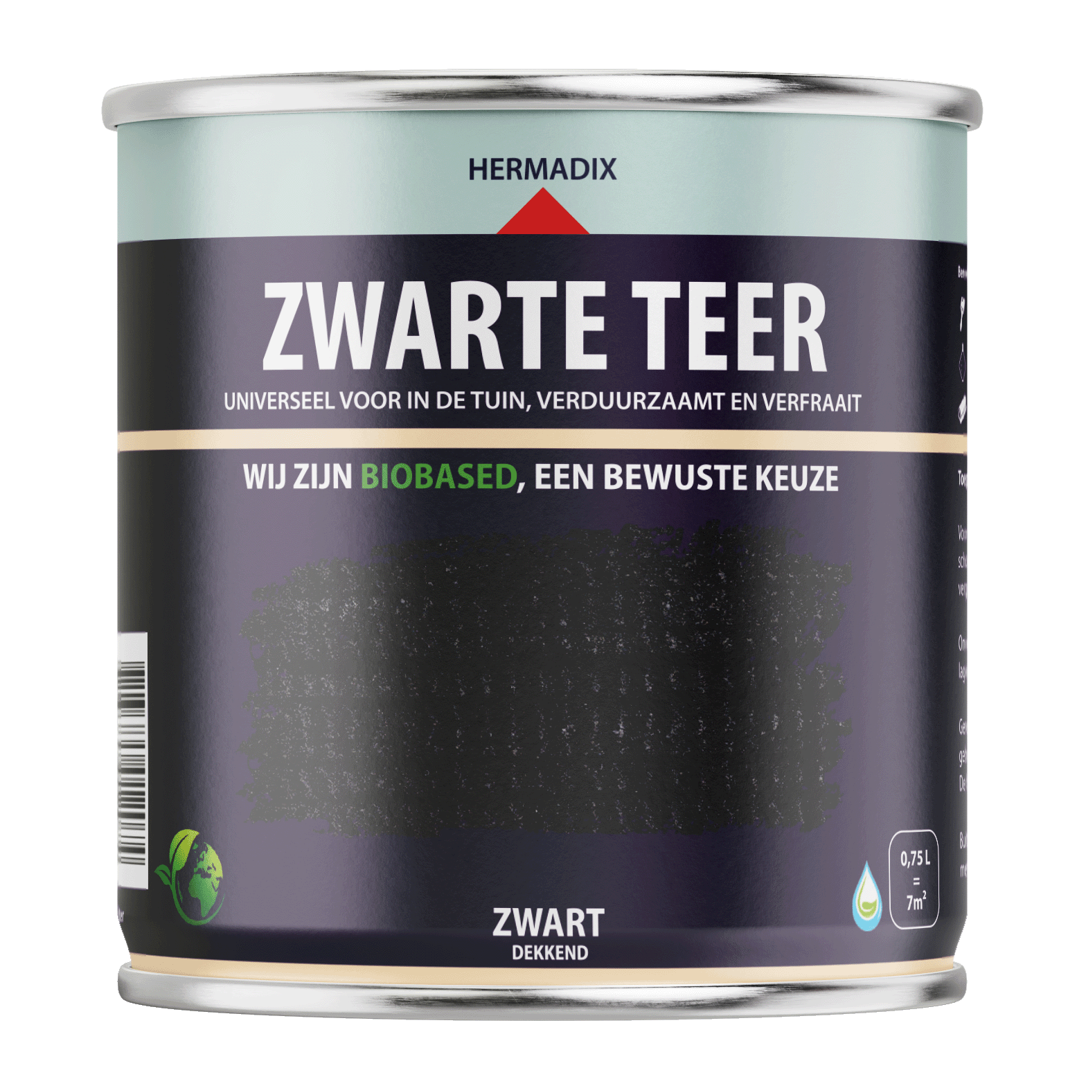 Hermadix Impraline zwarte teer 750ml