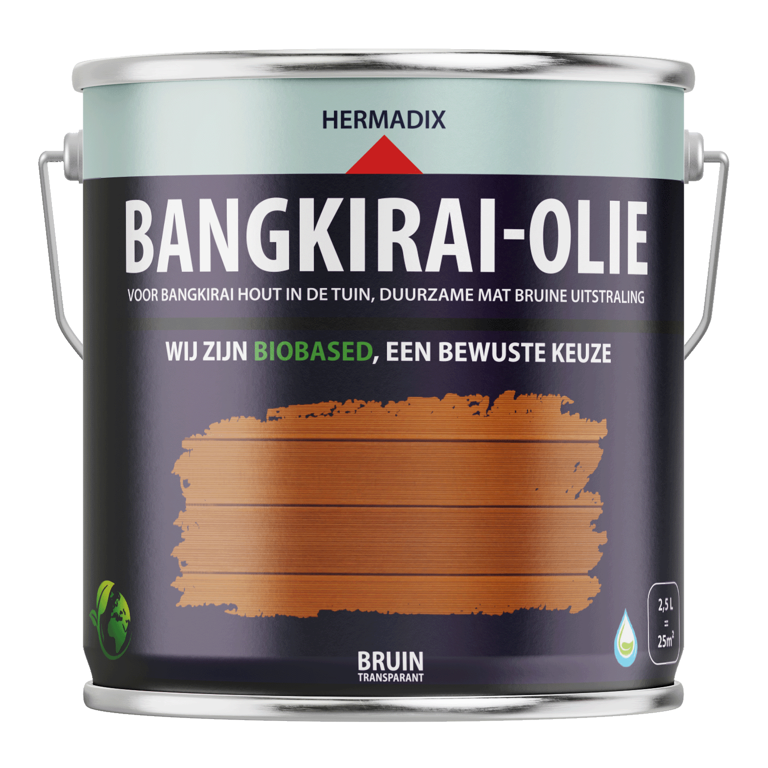 Hermadix Impraline Bangkirai-olie 2,5 Liter