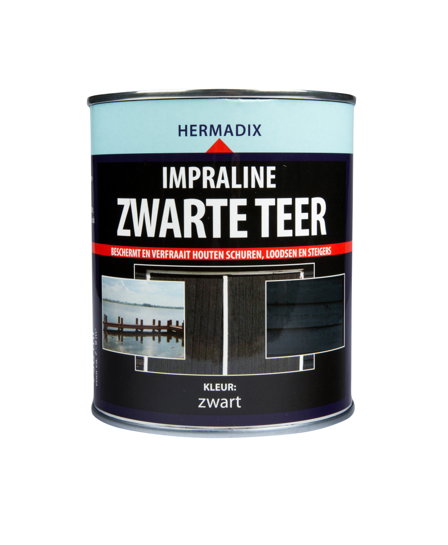 Hermadix Impraline zwarte teer 750ml